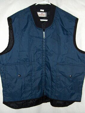 Vintage Woodfield Nylon Vest XL, Measures 51" Chest